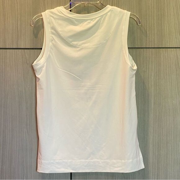 Liberty Park Cream Oh My Stars Sleeveless Shirt Size Small - Picture 6 of 8